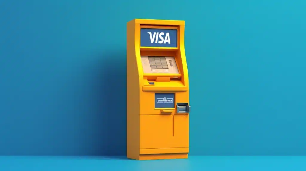 visa machine atm